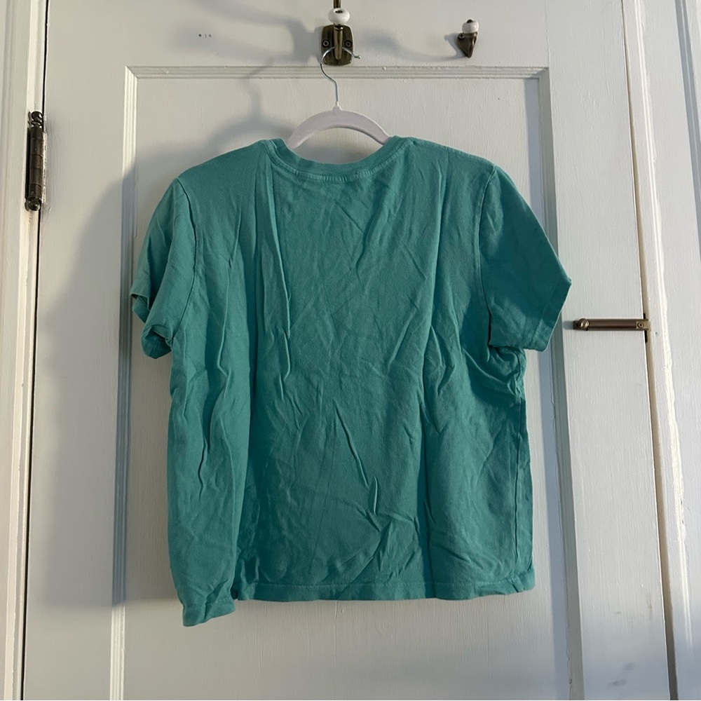 Agolde turquoise T shirt - Picture 2 of 7